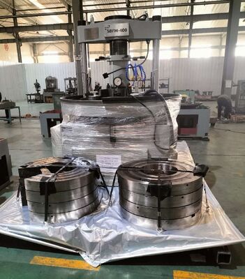 Máquina de lampeamento de bolas de aço com potência de 45 kW e capacidade de carga de 400 kg