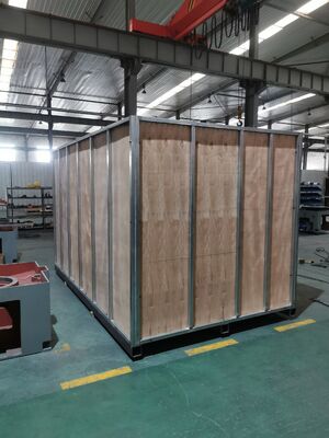 Máquina de lampeamento de bolas de aço com potência de 45 kW e capacidade de carga de 400 kg