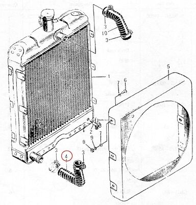 495AG-00002 Admissão de mangueiras para peças sobressalentes de motores a diesel fabricadas na China