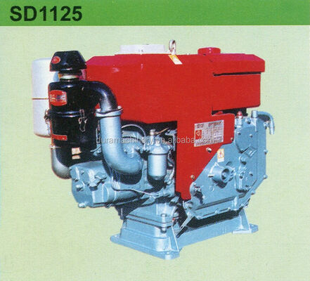 Motor diesel modelo SD1125, refrigerado a água e de 4 tempos