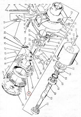 Peça sobressalente para motor diesel 495AG Borboleta 495AG-15101 1kg Fabricado na China