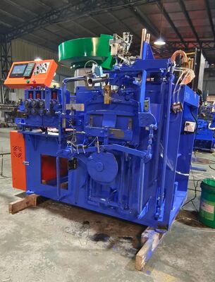 Máquina de cabide de fio 380V controlada por PLC com potência de 2,2KW para soldagem de gancho e fabricação de cabide