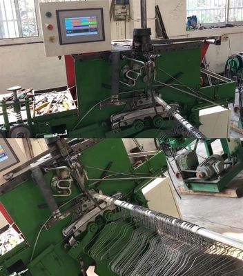Tipo gancho galvanizado automático do controle do PLC do fio da lavanderia que faz a máquina QK-3
