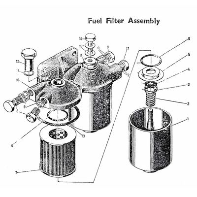 Peças sobresselentes do motor diesel 2105A-3A, 2105A-6, 495AG, 495BG